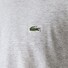 Lacoste Premium Fine Pima Cotton Jersey Crew Neck Croc Emblem T-Shirt Silver Chine