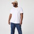 Lacoste Premium Fine Pima Cotton Jersey Crew Neck Croc Emblem T-Shirt Wit