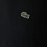 Lacoste Premium Fine Pima Cotton Jersey Crew Neck Croc Emblem T-Shirt Zwart