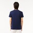 Lacoste Premium Lightweight Pima Cotton Jersey Ribbed V-Neck T-Shirt Dark Evening Blue