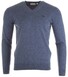 Lacoste Pure Wool V-Neck Pullover Denim Blue