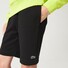 Lacoste Short Jogger Fleece Uni Color Drawstring Waistband Jogging Pants Black