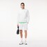 Lacoste Short Jogger Fleece Uni Color Drawstring Waistband Jogging Pants White