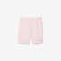 Lacoste Short Jogger Fleece Uni Color Drawstring Waistband Joggingbroek Flamingo