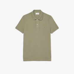 Lacoste Slim-Fit Piqué Polo Khaki