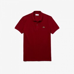 Lacoste Slim-Fit Piqué Polo Poloshirt Bordeaux Red