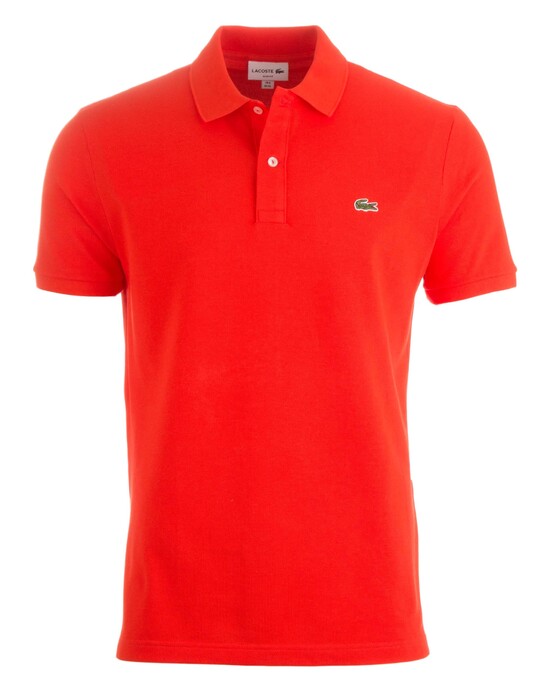 Lacoste Slim-Fit Piqué Polo Poloshirt Etna Red