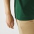 Lacoste Smart Paris Stretch Cotton Piqué Hidden Button Placket Polo Groen