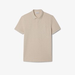 Lacoste Smart Paris Stretch Cotton Piqué Hidden Button Placket Polo Moon Chine