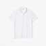 Lacoste Smart Paris Stretch Cotton Piqué Hidden Button Placket Polo Wit