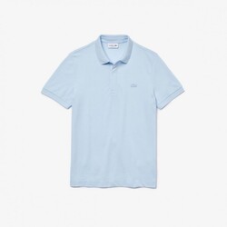 Lacoste Smart Paris Stretch Cotton Piqué Hidden Button Placket Poloshirt Rill