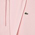 Lacoste Sweat Zipper Hoodie Organic Brushed Cotton Blend Fleece Cardigan Flamingo