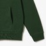 Lacoste Sweat Zipper Hoodie Organic Brushed Cotton Blend Fleece Cardigan Green
