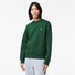 Lacoste Sweatshirt Crew Neck Uni Color Brushed Organic Cotton Fleece Trui Groen