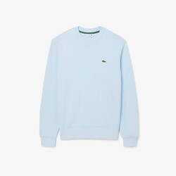 Lacoste Sweatshirt Crew Neck Uni Color Brushed Organic Cotton Fleece Trui Rill