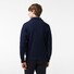 Lacoste Sweatshirt Uni Cotton Zipper Collar Pullover Dark Evening Blue