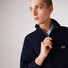 Lacoste Sweatshirt Uni Cotton Zipper Collar Pullover Dark Evening Blue