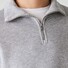 Lacoste Sweatshirt Uni Cotton Zipper Collar Trui Silver Chine