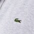 Lacoste Sweatshirt Uni Cotton Zipper Collar Trui Silver Chine