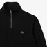 Lacoste Sweatshirt Uni Cotton Zipper Collar Trui Zwart