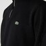 Lacoste Sweatshirt Uni Cotton Zipper Collar Trui Zwart