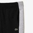 Lacoste Tapered Sweatpants Colorblock Cotton Fleece Joggingbroek Black-Silver Chine
