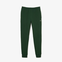 Lacoste Uni Color Sweatpants Organic Brushed Cotton Fleece Jogging Pants Green