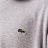 Lacoste Uni Cotton Crew Neck Chest Logo Embroidery Pullover Silver Chine