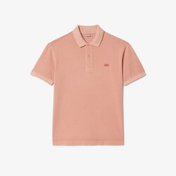 Lacoste Uni Organic Cotton Piqué Natural Dyed Poloshirt Subtle Pink