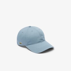 Lacoste Uni Organic Cotton Twill Crocodile Embroidery Cap Limestone