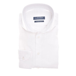 Ledûb Casual Linen Blend Shirt White