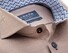 Ledûb Collar Contrasted Non-Iron Twill Shirt Mid Brown