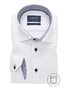 Ledûb Collar Contrasted Non-Iron Twill Shirt White