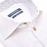 Ledûb Cotton Blend Contrast Collar Overhemd Wit