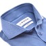 Ledûb Cotton Jersey Stretch Shirt Overhemd Midden Blauw