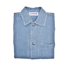 Ledûb Denim Overshirt Blauw