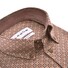 Ledûb Elegant Vintage Style Fine Flanel Shirt Mid Brown