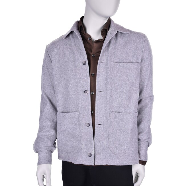 Ledûb Everyday Elegance Overshirt Mid Grey