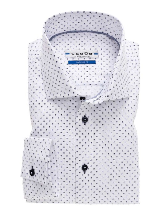 Ledûb Fantasy Dot Shirt White-Blue