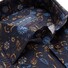 Ledûb Fantasy Floral Sleeve 7 Shirt Navy