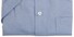 Ledûb Fine Plain Collar Contrast Overhemd Midden Blauw