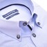 Ledûb Fine Stripe Long Sleeve Button-Down Modern Fit Overhemd Licht Blauw