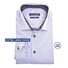 Ledûb Geometric Tiling Contrast Long Sleeve Semi-Spread Modern Fit Shirt Light Blue