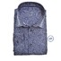 Ledûb Geometric Tiling Semi-Spread Modern Fit Shirt Dark Evening Blue