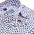 Ledûb Ink Dot Button-Down Modern Fit Overhemd Blauw