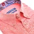 Ledûb Linen-Cotton Blend Faschion Collar Overhemd Rood