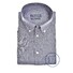 Ledûb Linen Mix Short Sleeve Button-Down Modern Fit Shirt Dark Evening Blue