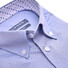 Ledûb Modern Beam Dot Contrast Shirt Mid Blue
