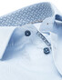 Ledûb Modern Contrasted Fine Non-Iron Twill Shirt Light Blue