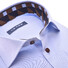 Ledûb Modern Geometric Collar Overhemd Licht Blauw